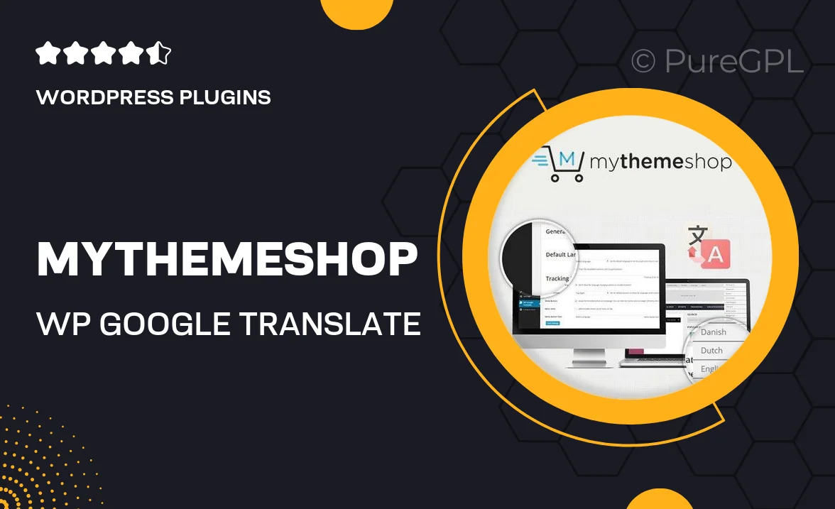 MyThemeShop WP Google Translate