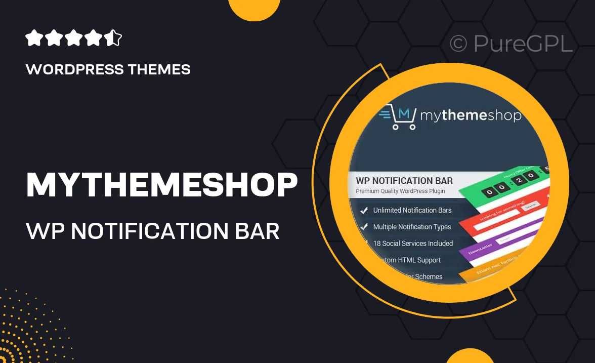 MyThemeShop WP Notification Bar Pro