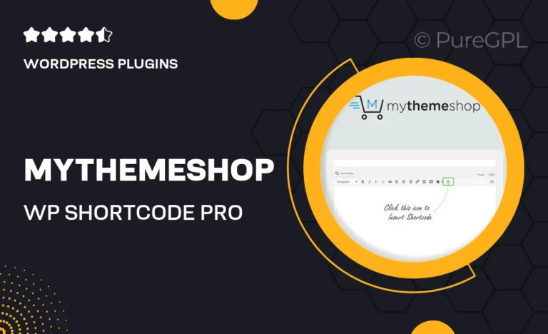mythemeshop wp shortcode pro