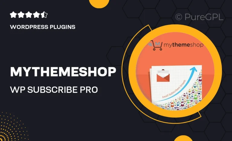 mythemeshop wp subscribe pro