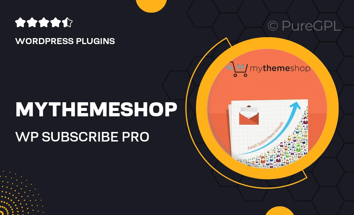 MyThemeShop WP Subscribe Pro