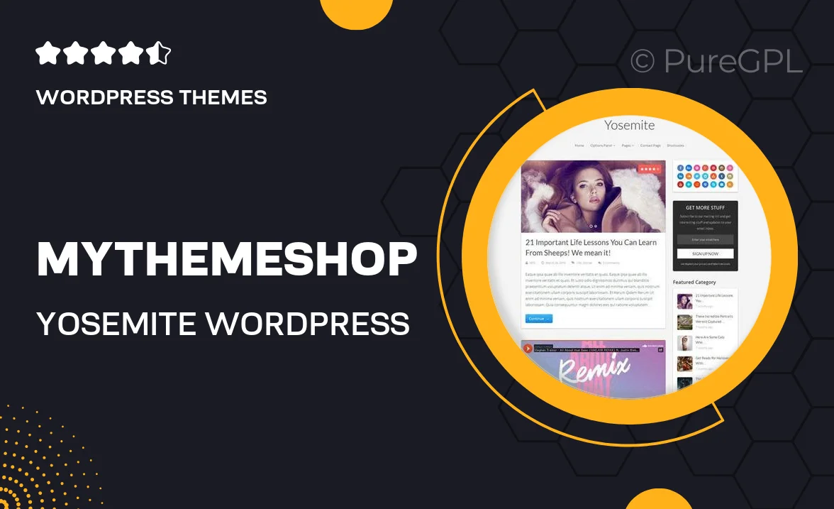 MyThemeShop Yosemite WordPress Theme