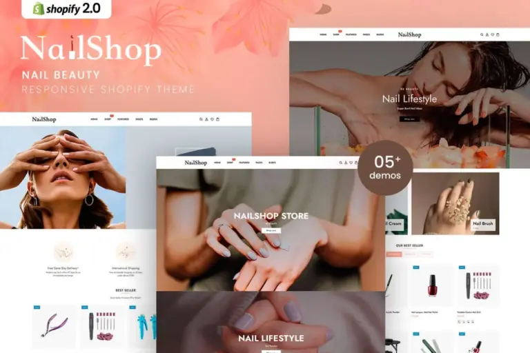 nailshop nail beauty responsive shopify theme 1