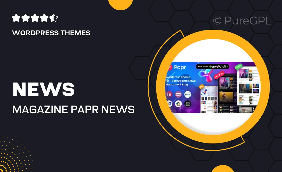 News Magazine Papr – News Magazine WordPress Theme
