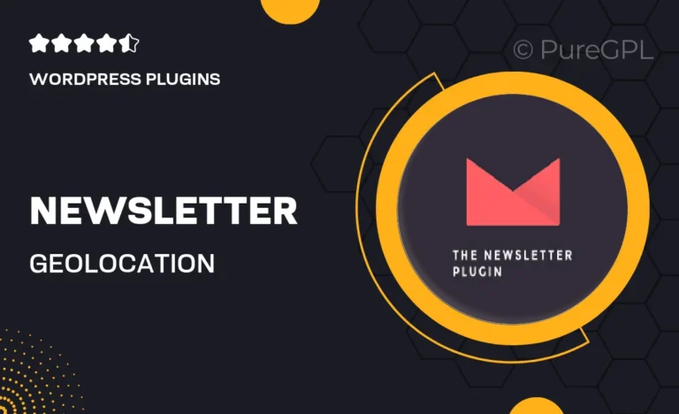 newsletter geolocation