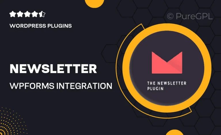 newsletter wpforms integration