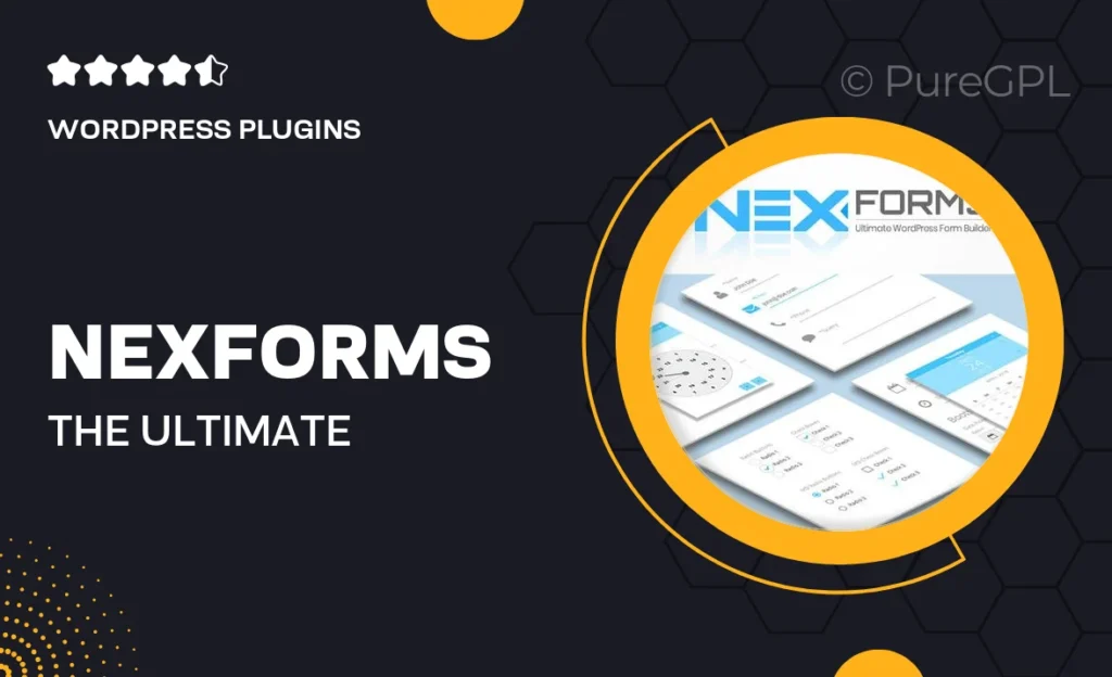 NEX-Forms – The Ultimate WordPress Form Builder feature image