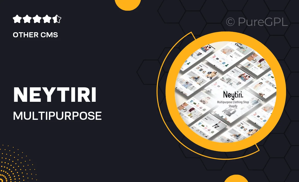 Neytiri – Multipurpose Clothing Shop Shopify Theme