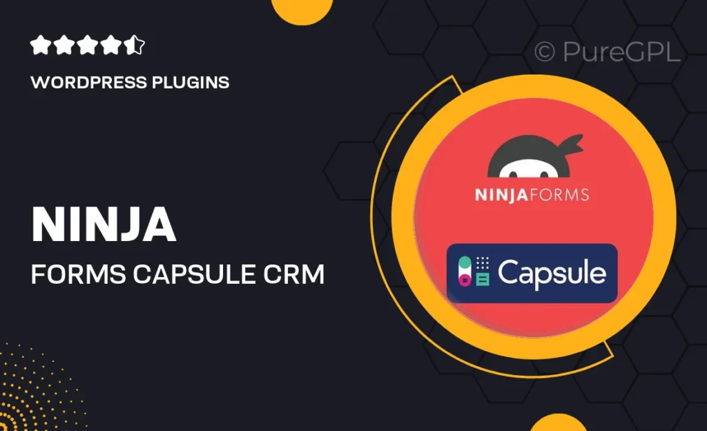 Ninja Forms Capsule CRM feature image