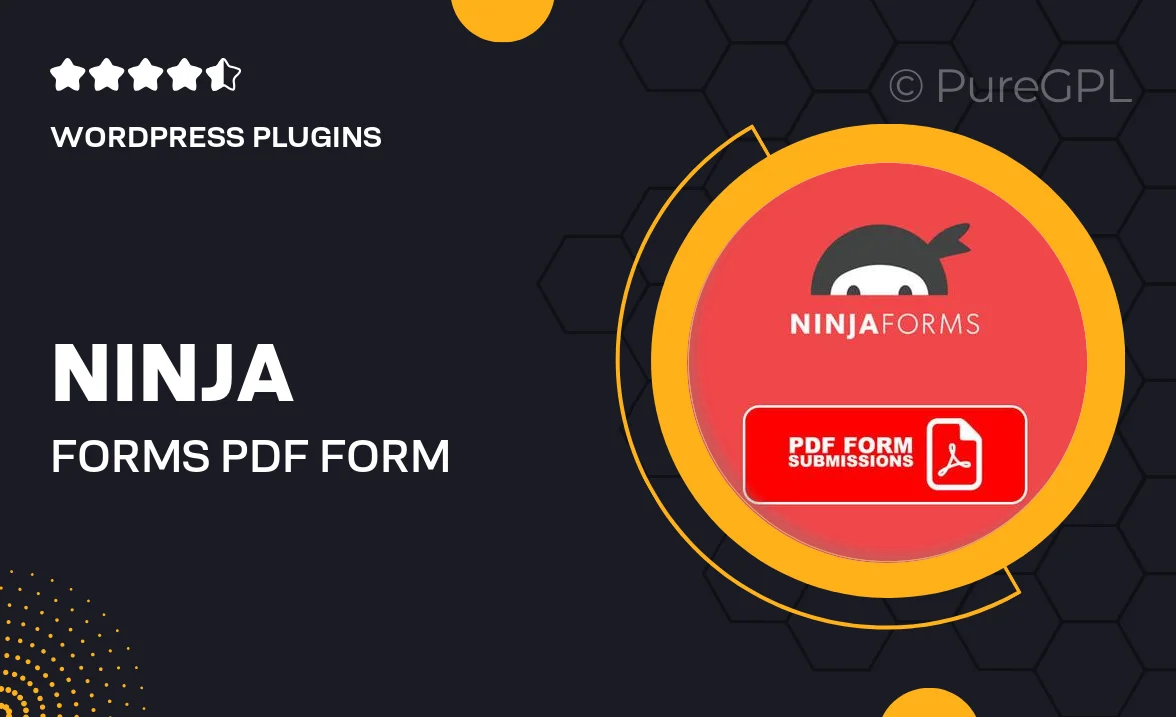 Ninja Forms PDF Form Submission