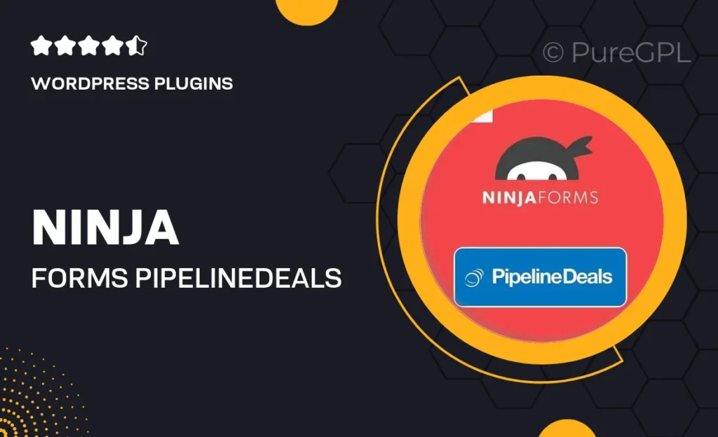 Ninja Forms PipelineDeals CRM feature image