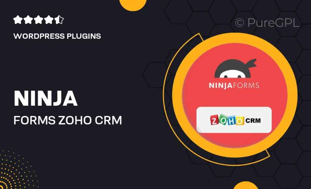 Ninja Forms Zoho CRM feature image