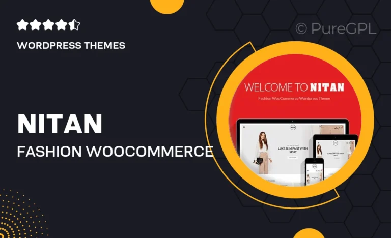 nitan fashion woocommerce wordpress theme