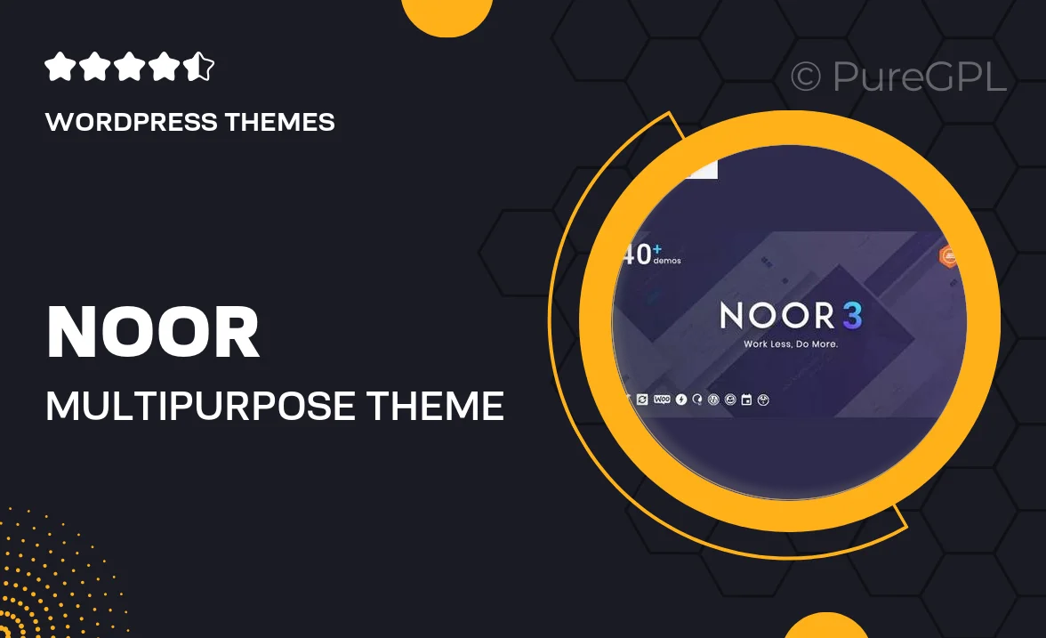 Noor Multi-Purpose Theme & Fully Customizable Creative AMP Theme