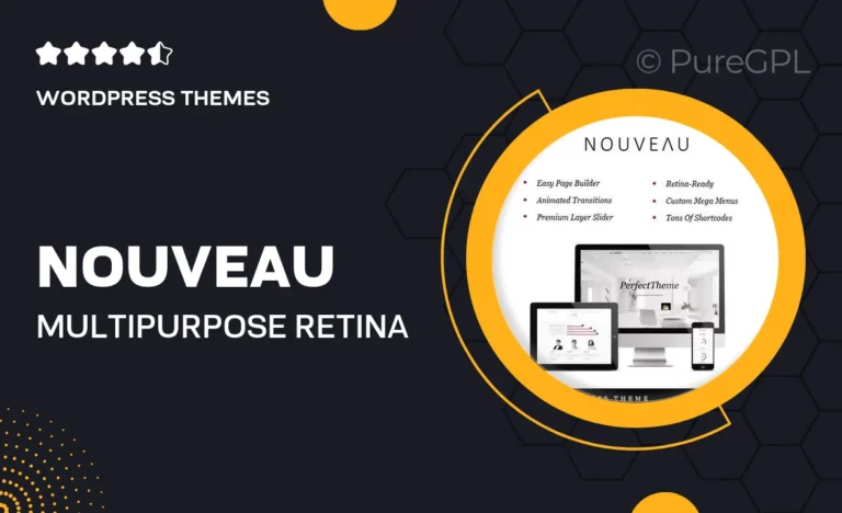 nouveau multi purpose retina wordpress theme