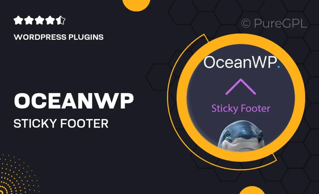OceanWP Sticky Footer feature image