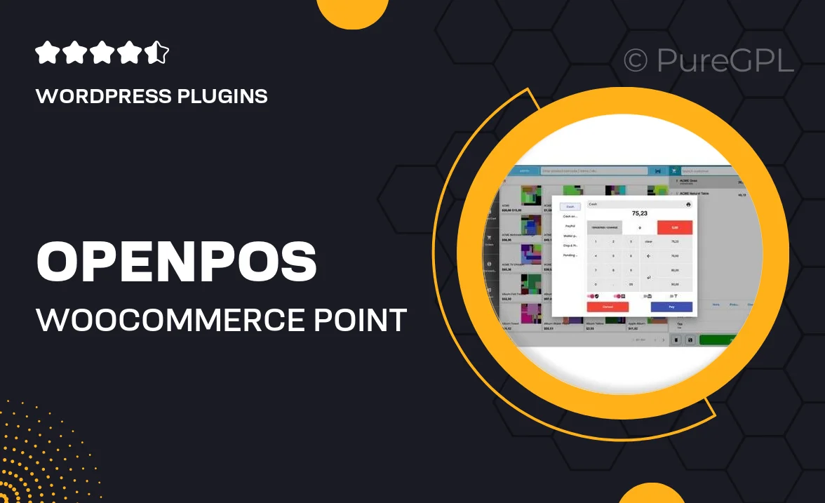 Openpos – WooCommerce Point Of Sale(POS)