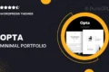 Opta Minimal Portfolio and Photography Theme