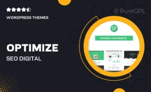 Optimize – SEO, Digital Marketing, Social Media Theme