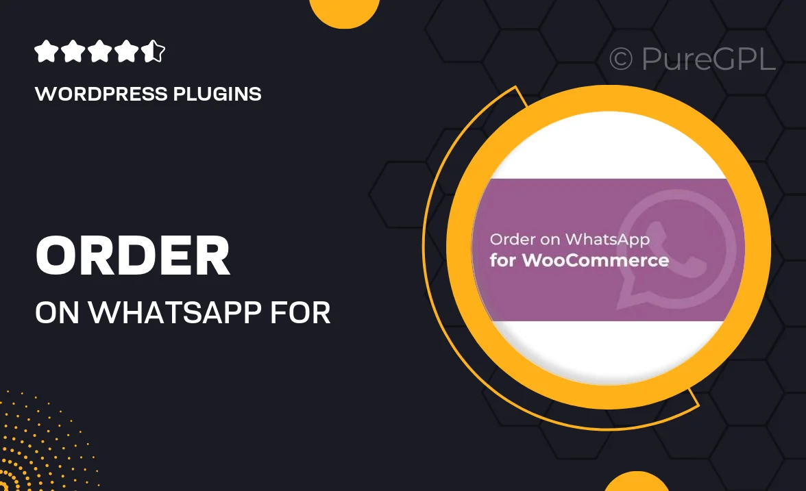 Order on WhatsApp for WooCommerce