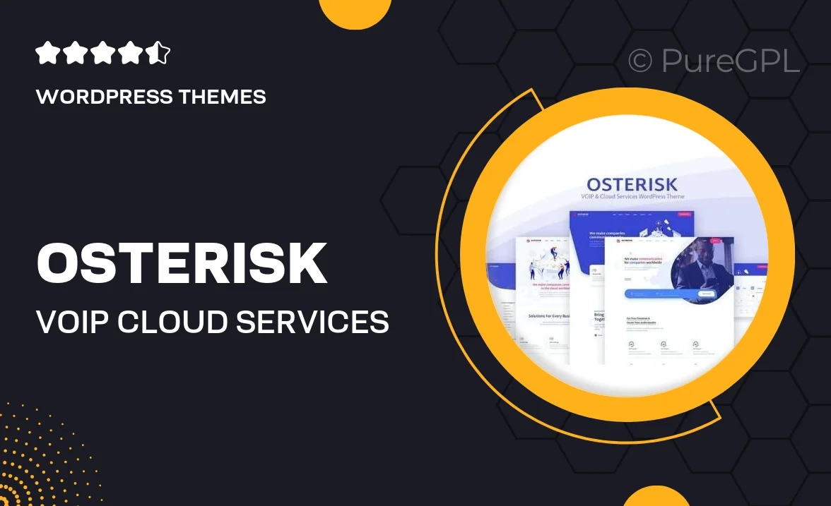 Osterisk: VOIP & Cloud Services WordPress Theme