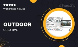 Outdoor – Creative Photography / Portfolio WordPress Theme