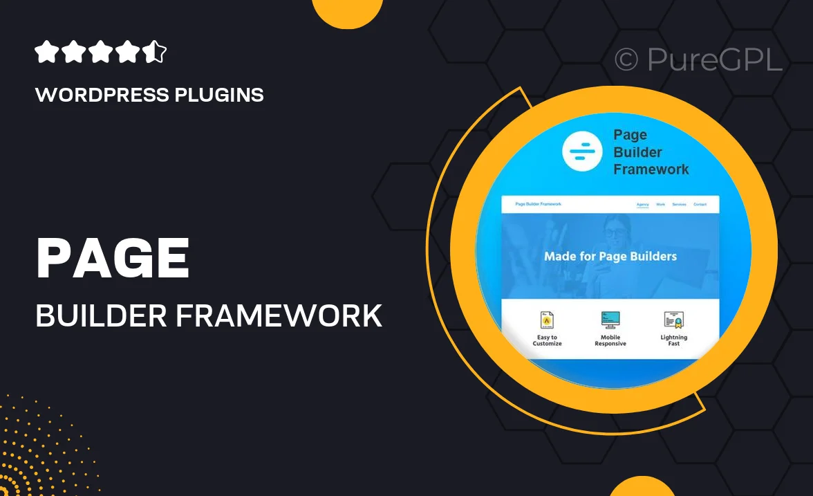 Page Builder Framework Premium Add-On