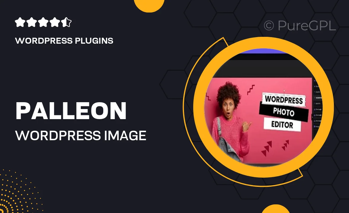 Palleon – WordPress Image Editor