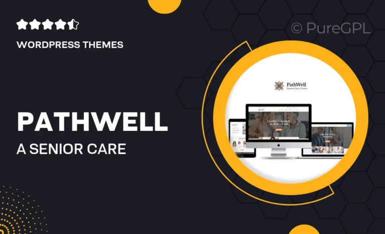 pathwell a senior care hospital wordpress theme