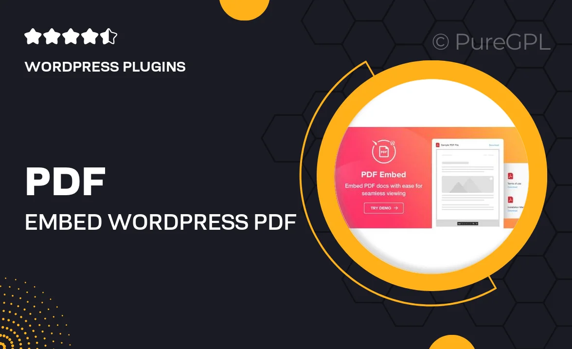 PDF Embed – WordPress PDF Viewer plugin