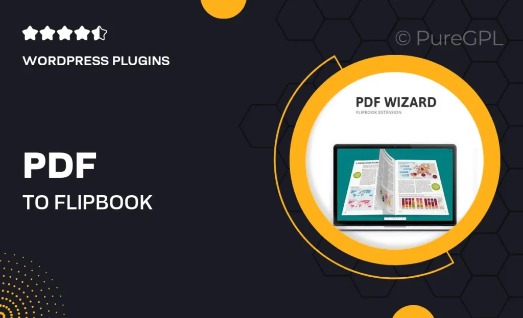 PDF To FlipBook Extension feature image