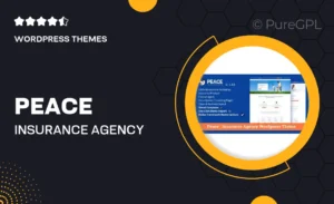 Peace – Insurance Agency WordPress Theme