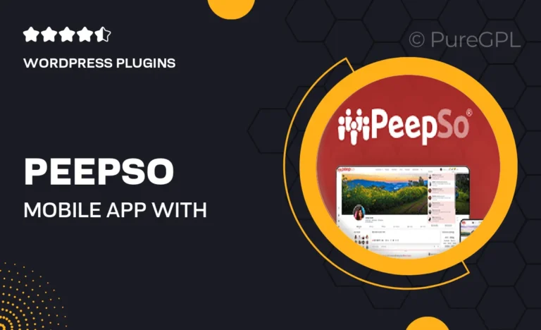peepso mobile app with mobiloud