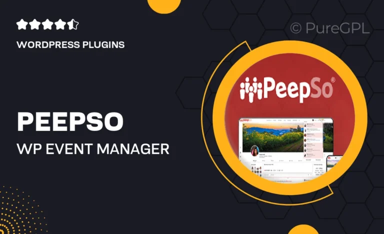 peepso wp event manager