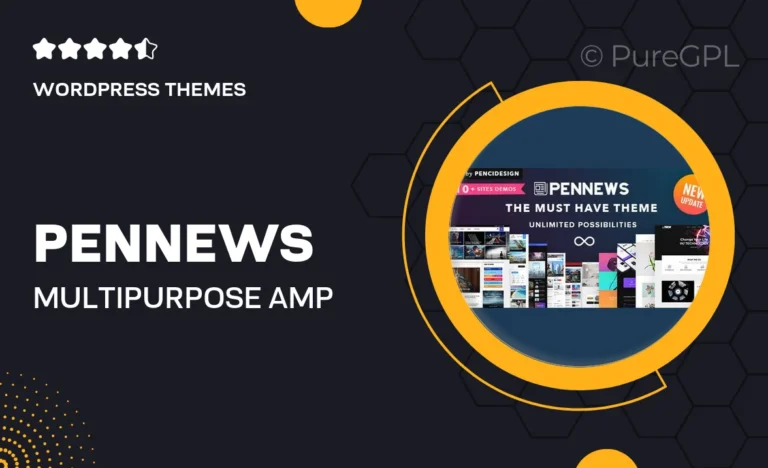 pennews multi purpose amp wordpress theme