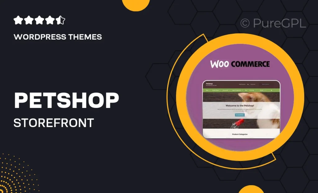 Petshop Storefront WooCommerce Theme 11 Petshop Storefront WooCommerce Theme