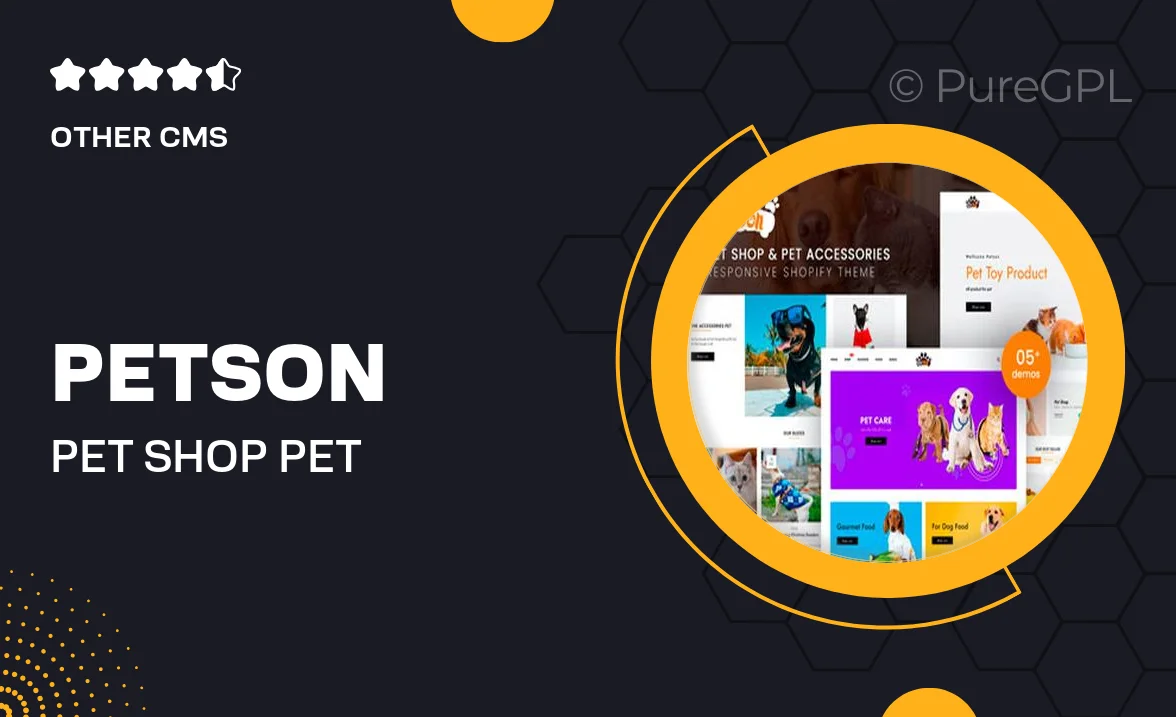 Petson – Pet Shop & Pet Accessories Shopify Theme