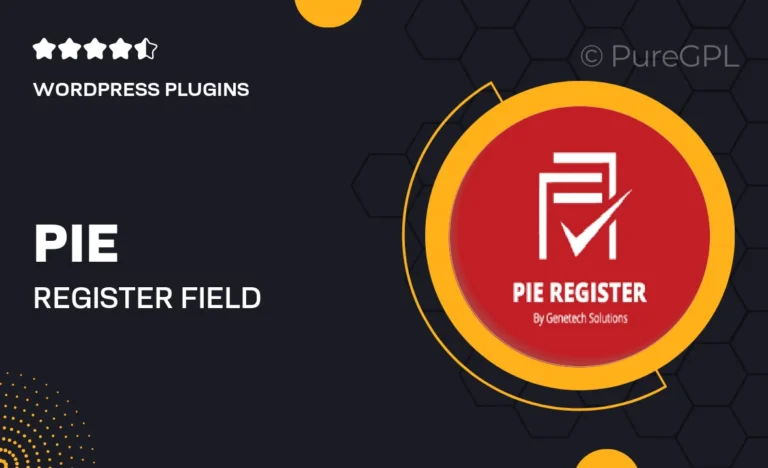 pie register field visibility