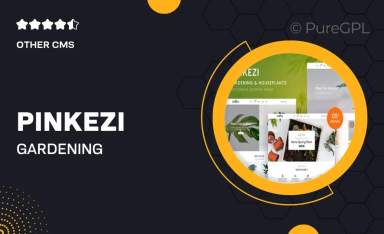 pinkezi gardening houseplants shopify theme