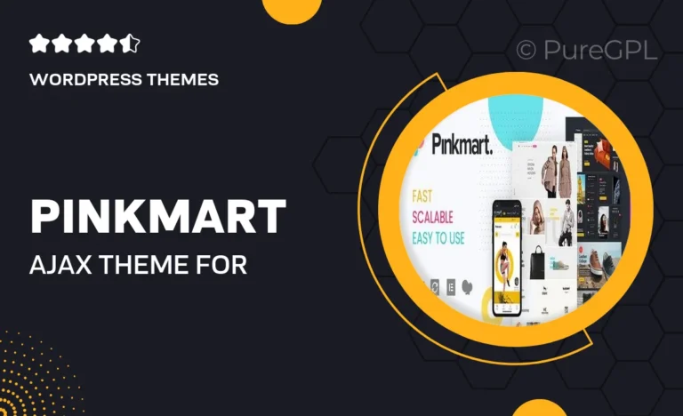 pinkmart ajax theme for woocommerce