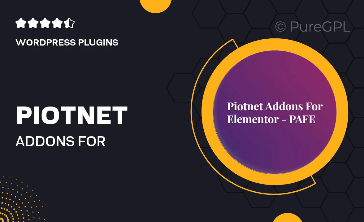 Piotnet Addons For Elementor Pro