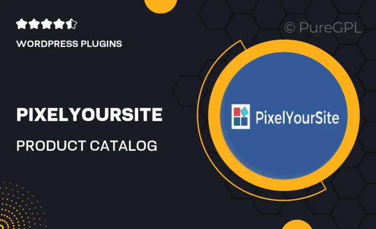 pixelyoursite product catalog feed pro