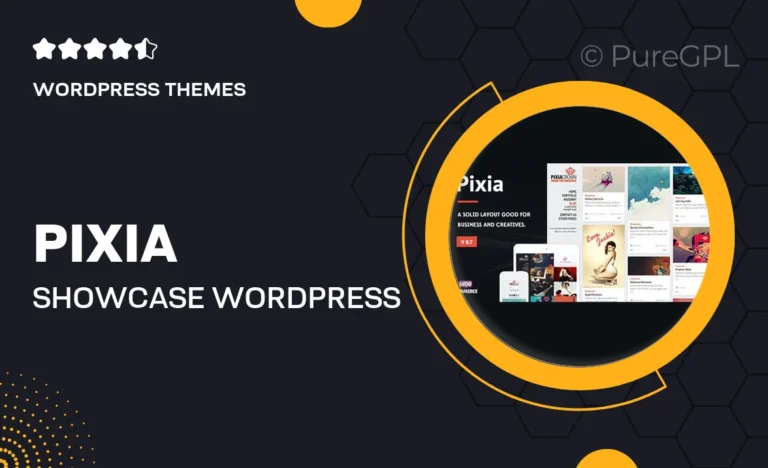 pixia showcase wordpress theme
