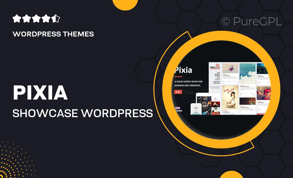 Pixia – Showcase WordPress Theme