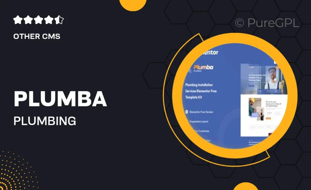 Plumba – Plumbing Installation Service Elementor Template Kit 57 Plumba – Plumbing Installation Service Elementor Template Kit