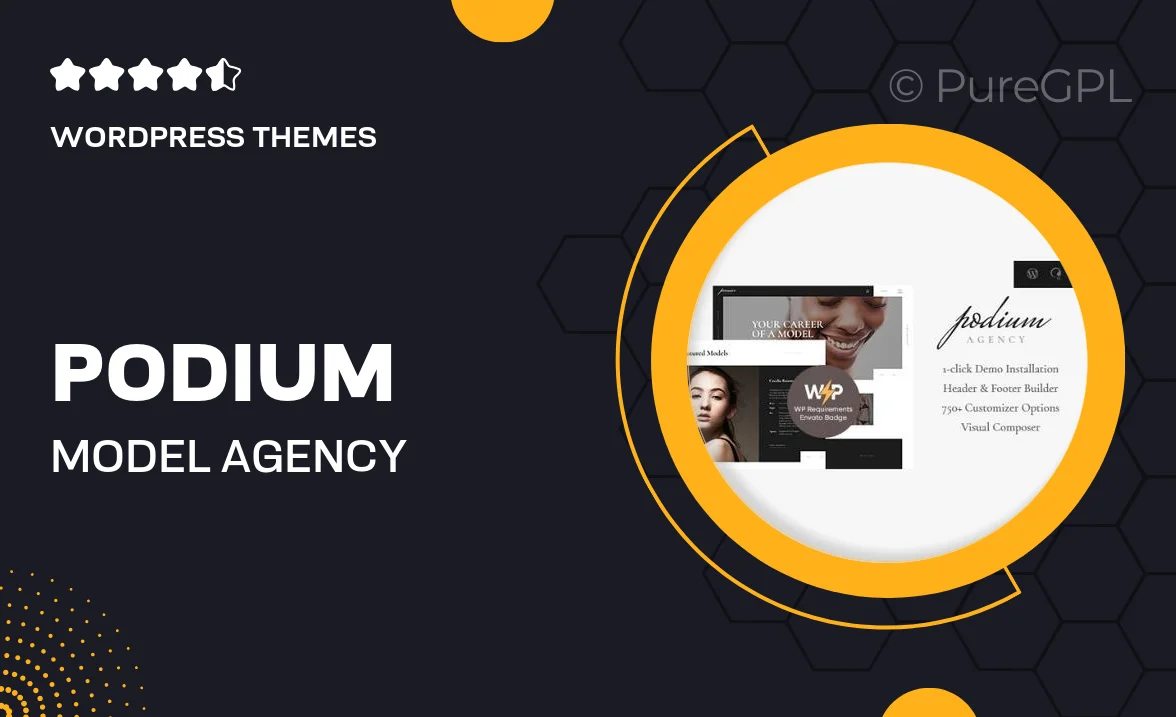 Podium – Model Agency WordPress Theme