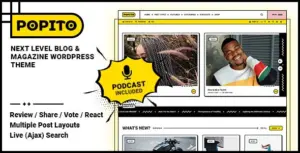 Popito – Blog & Magazine WordPress Theme