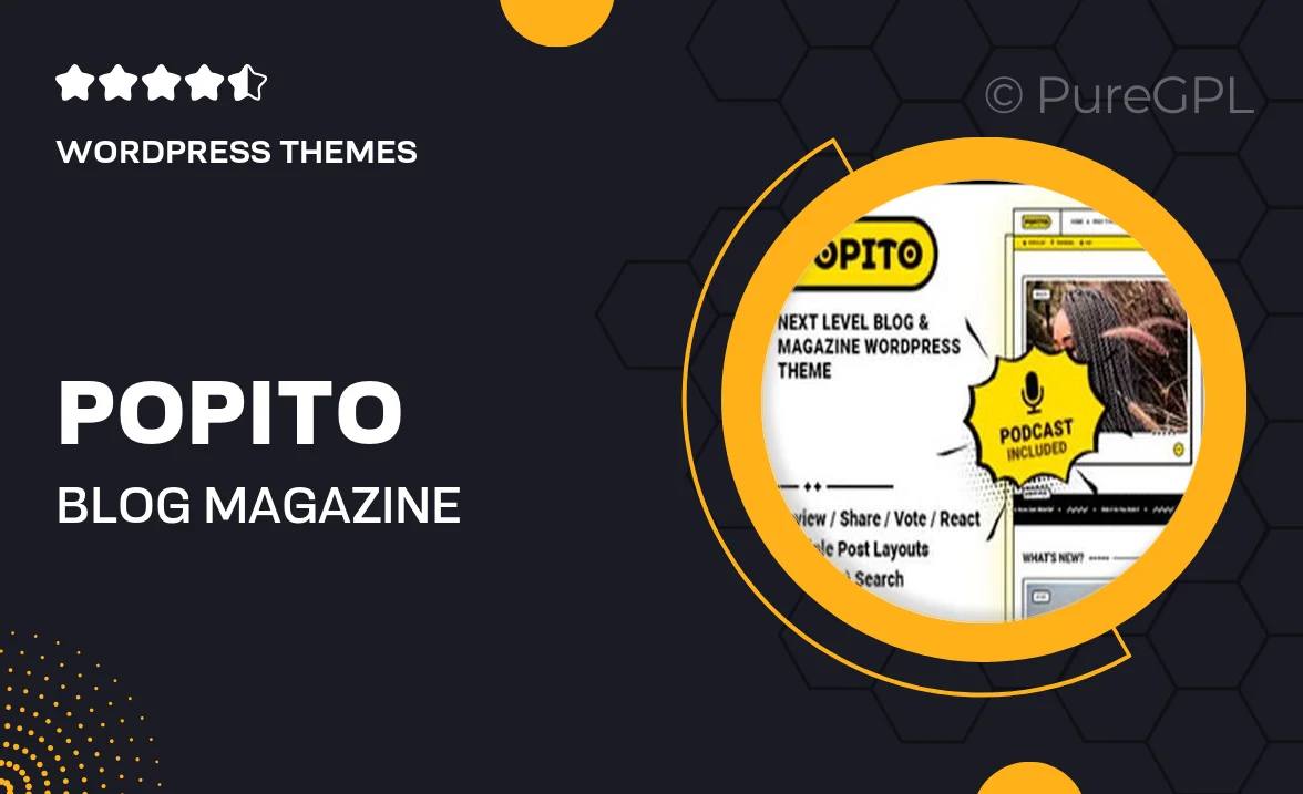 Popito – Blog & Magazine WordPress Theme