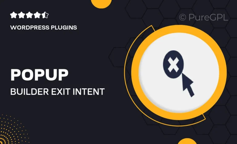 popup builder exit intent