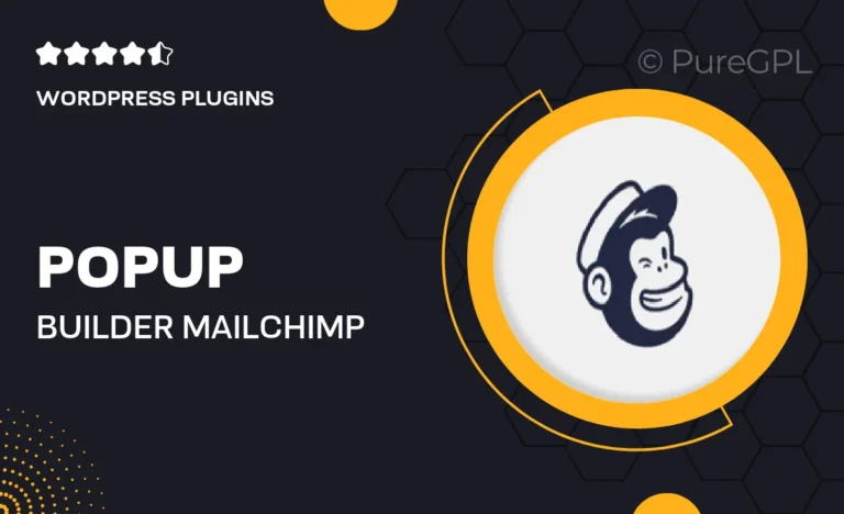 popup builder mailchimp popup